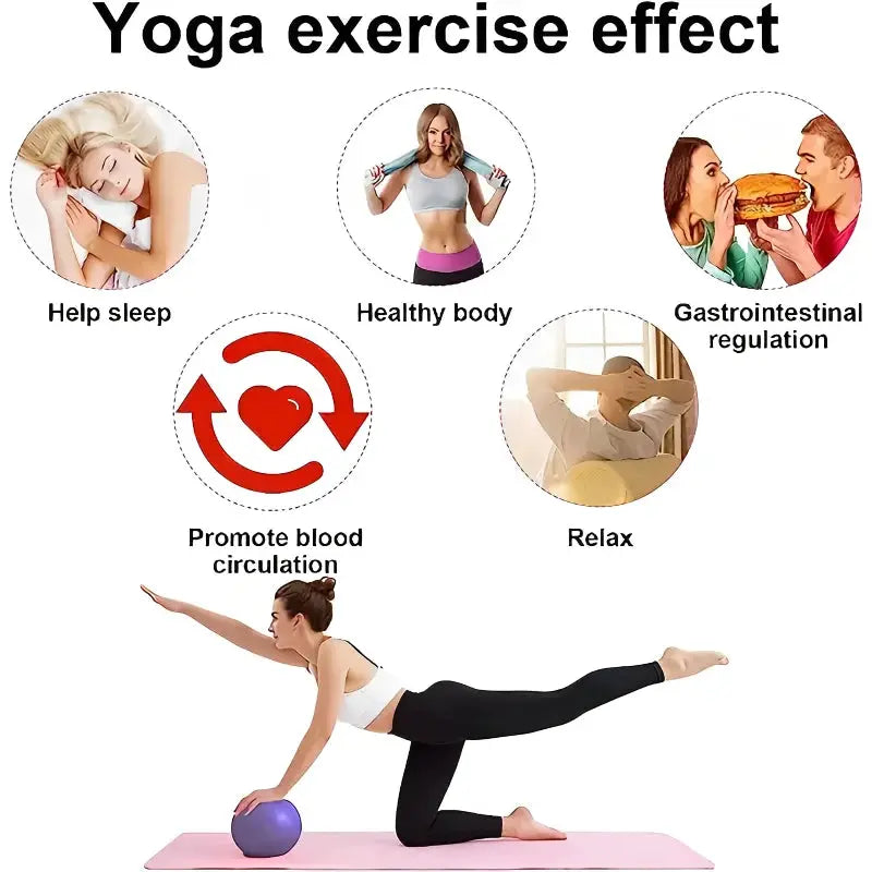 Mini Yoga Ball | 25cm Honeycomb Foam | PriceLows™