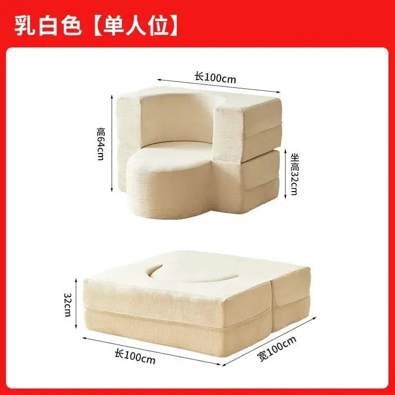Nordic Simple Vacuum Living Room Compressed Sofas Bed Foam Set Furniture Compressed Sofas Modular Memory Foam Couch Sofas from PriceLows™