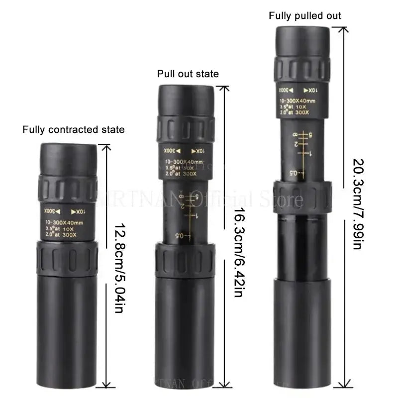 Monocular Telescope | 10-300x Zoom | PriceLows™