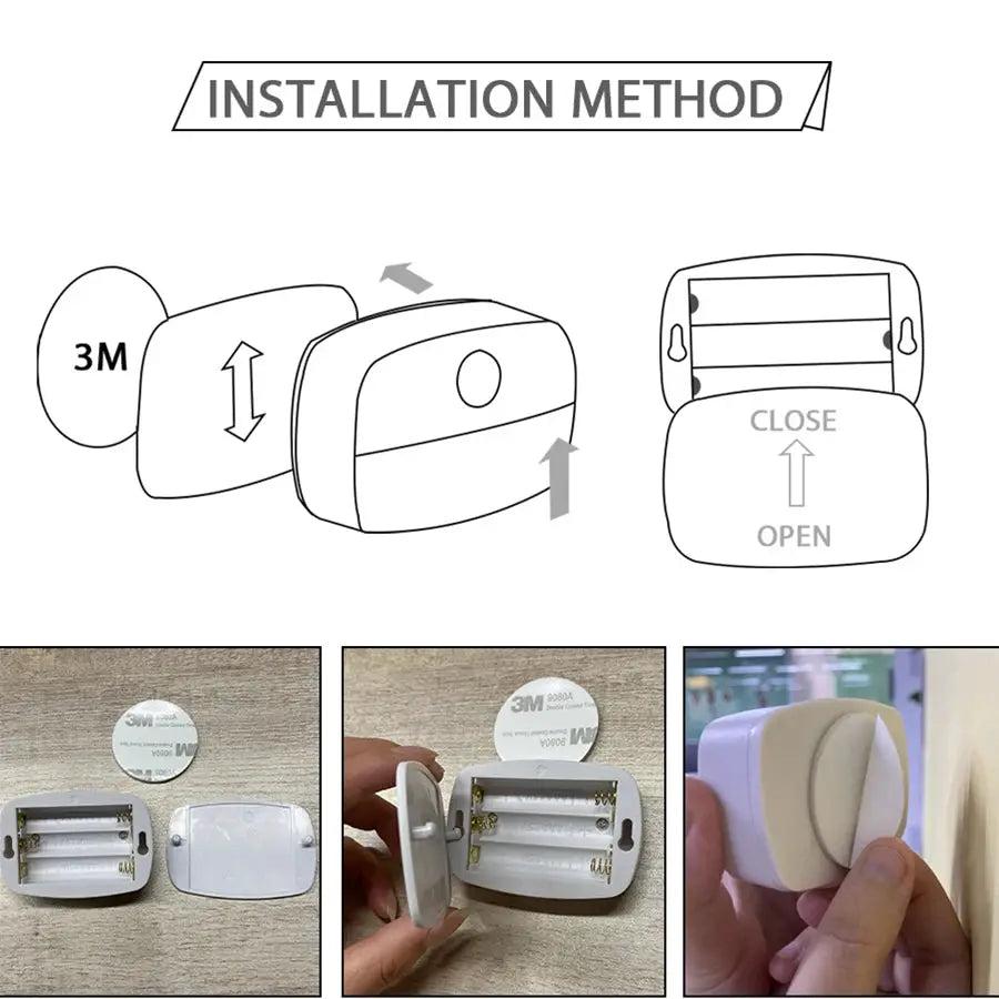 Motion Sensor Night Light | Battery Operated | LED Bulbs | Hallway Stair from PriceLows™