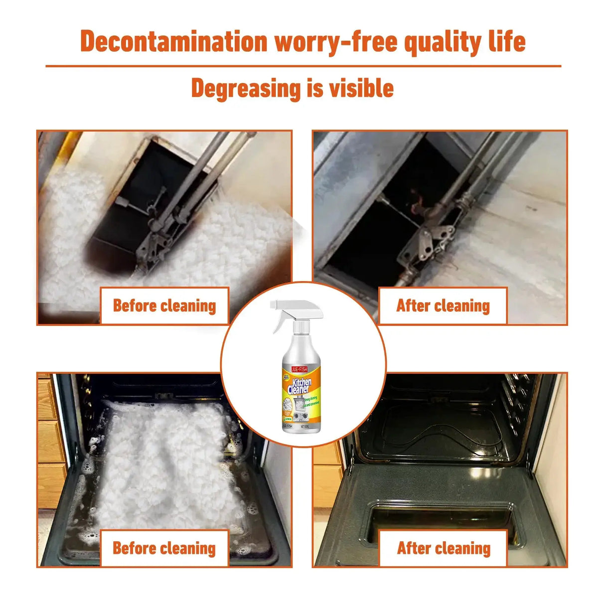 Oil Cleaner Bubble Spray Remover Grease Foam Multipurpose Dirt Oil Cleaning Kitchen Grills Foam Washing Kitchenware Degreaser from PriceLows™