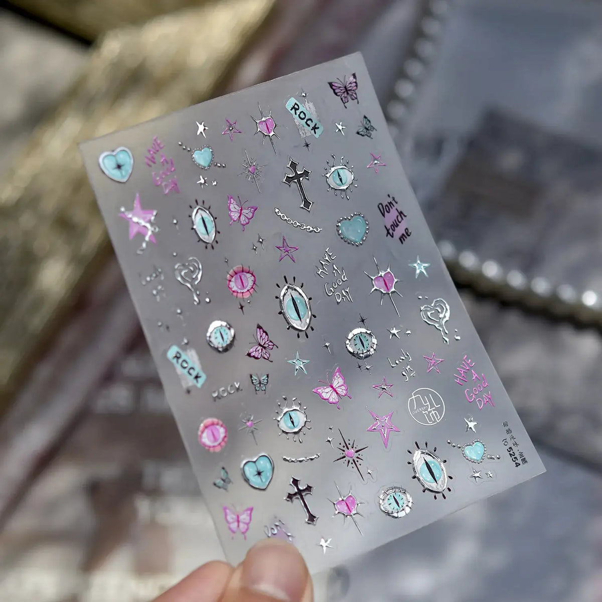 5D Metal Cupid Angel Nail Art Stickers Retro Baroque Cross Y2K Self-adhesive Nail Art Decals Gothic Vintage Style Manicure DIY from PriceLows™