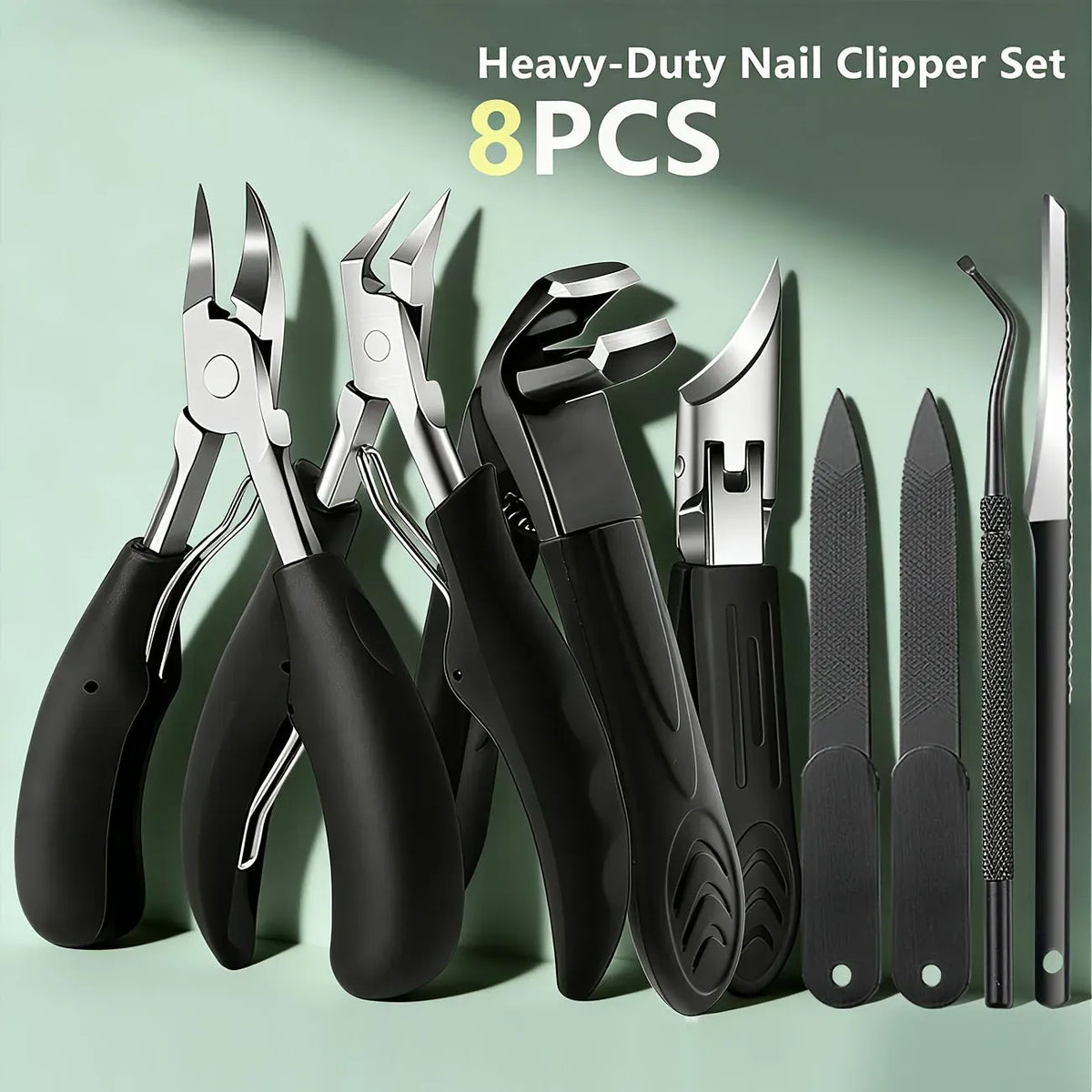 Nail Clippers Set | Wide Jaw Convex Edge | PriceLows™