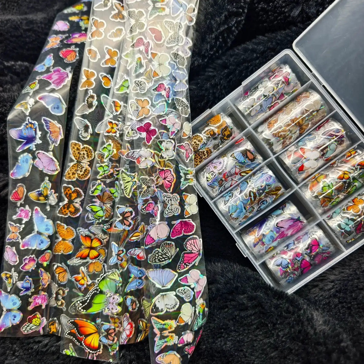10Rolls Halloween Flower Plaid Angel Marble Bow Nail Foils Transfer Paper Nail Art Stickers Decal Nails Decoration from PriceLows™