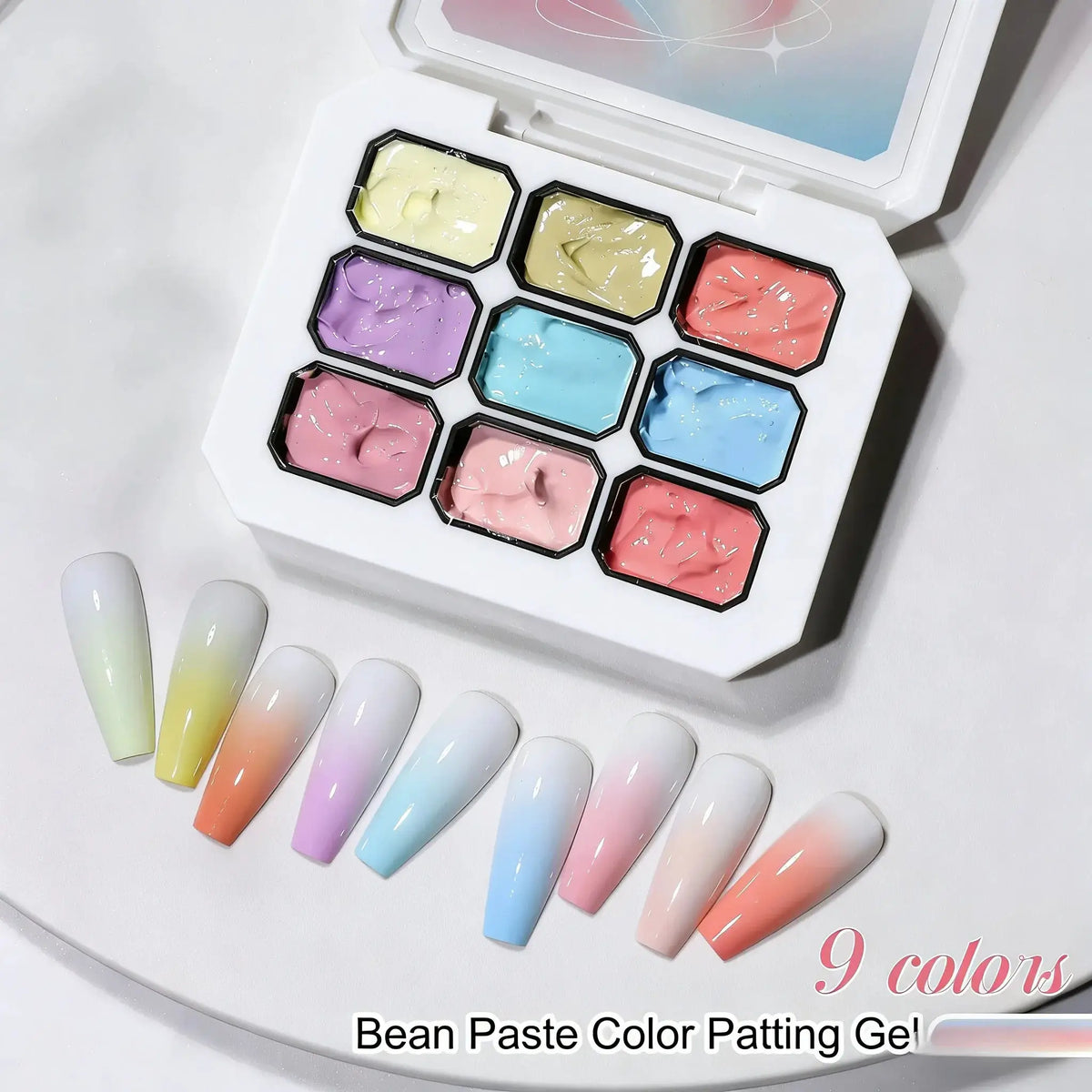 9-Color Solid Nail Polish, Pink, Macaron Painting Gel, High Saturation Popular Solid Nail Polish, Used for Nail Art from PriceLows™