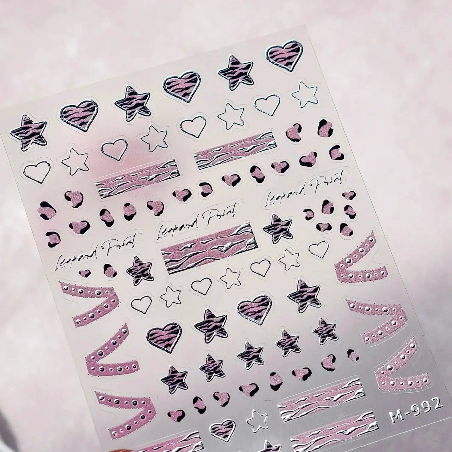 Nail Sticker | Pink Lace Bow Design | PriceLows™