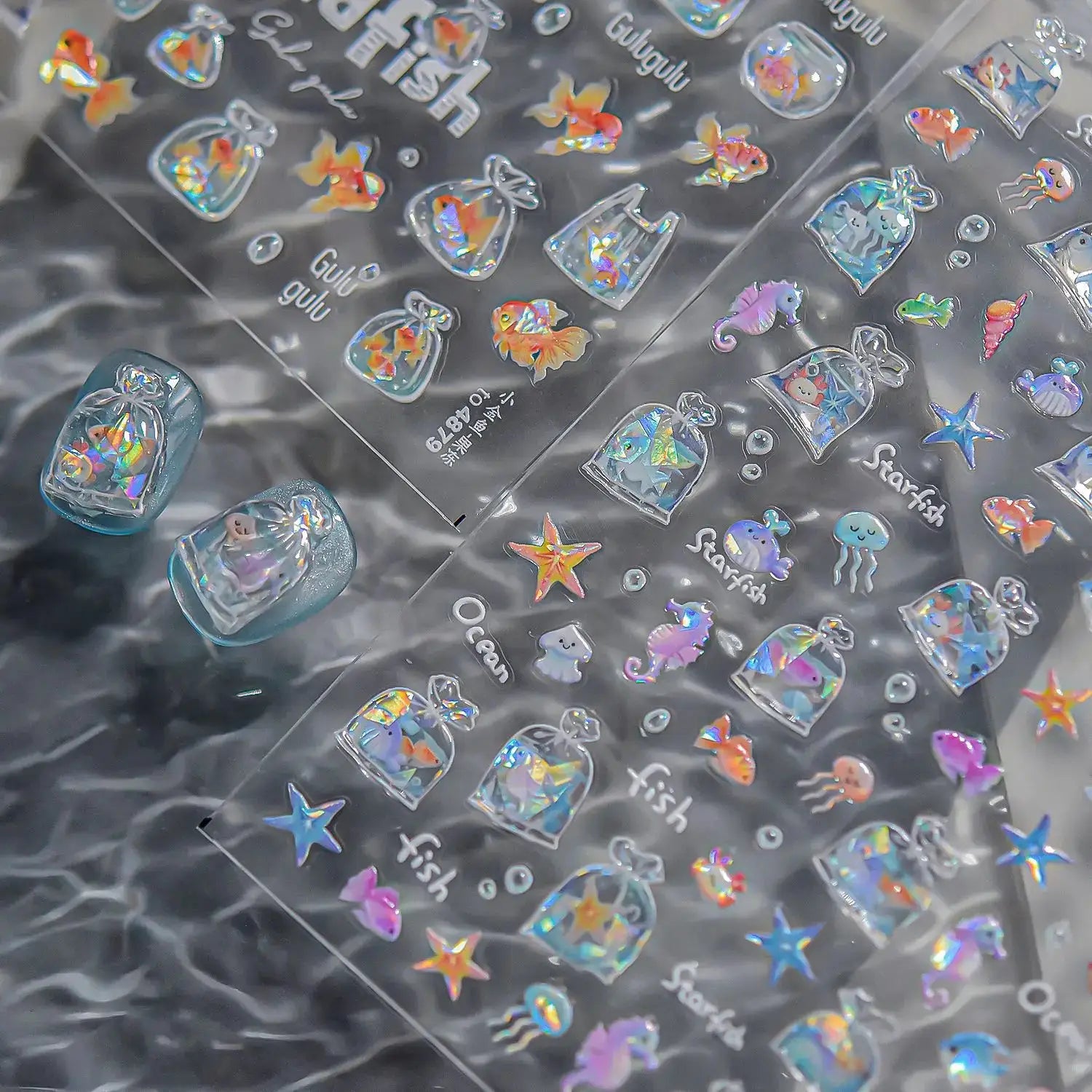 Nail Stickers | 3D Jelly Ocean Starfish | PriceLows™