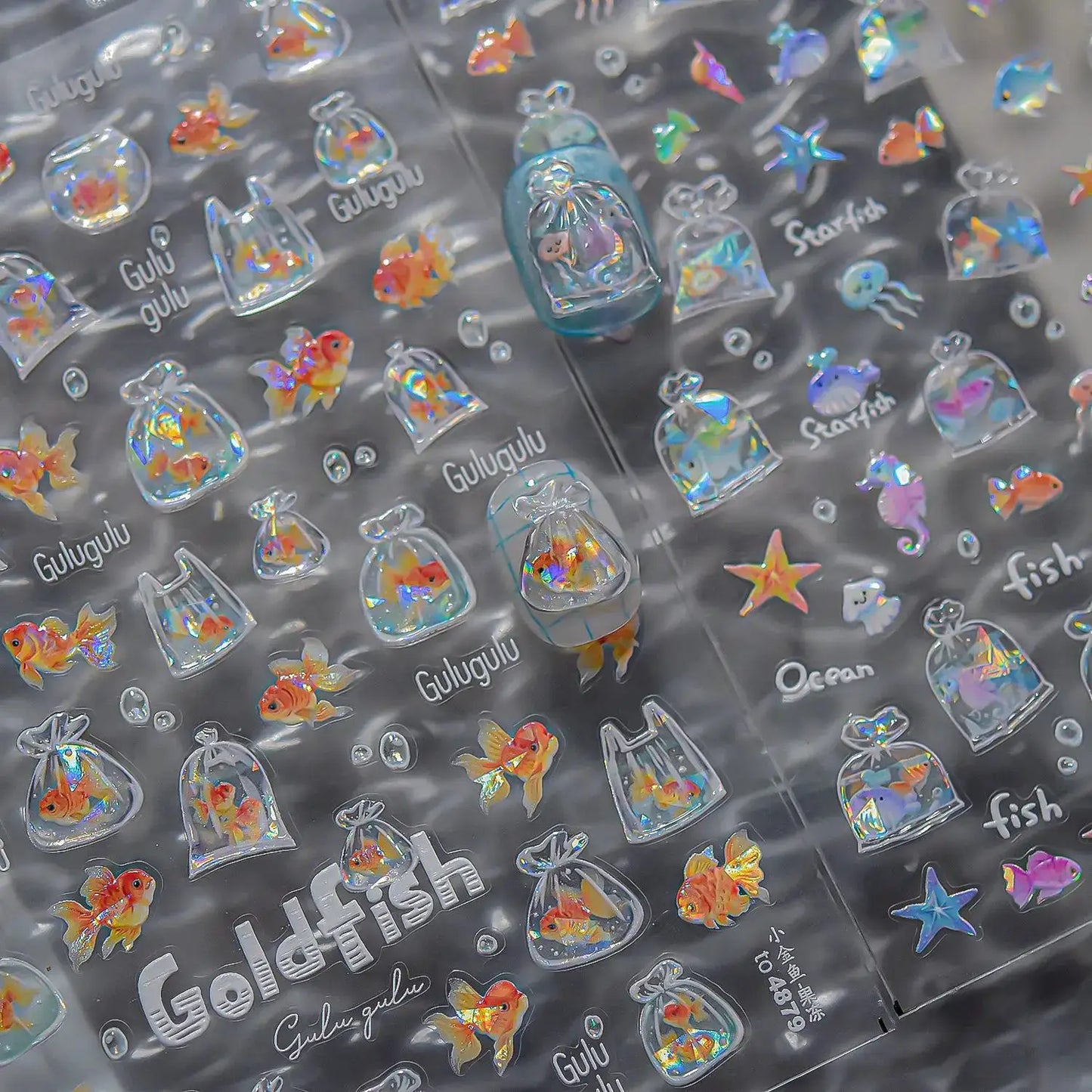 Nail Stickers | 3D Jelly Ocean Starfish | PriceLows™