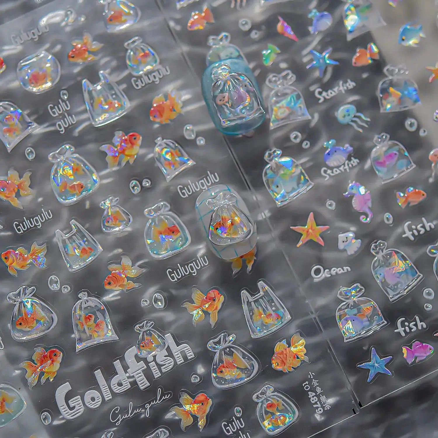 Nail Stickers | 3D Jelly Ocean Starfish | PriceLows™