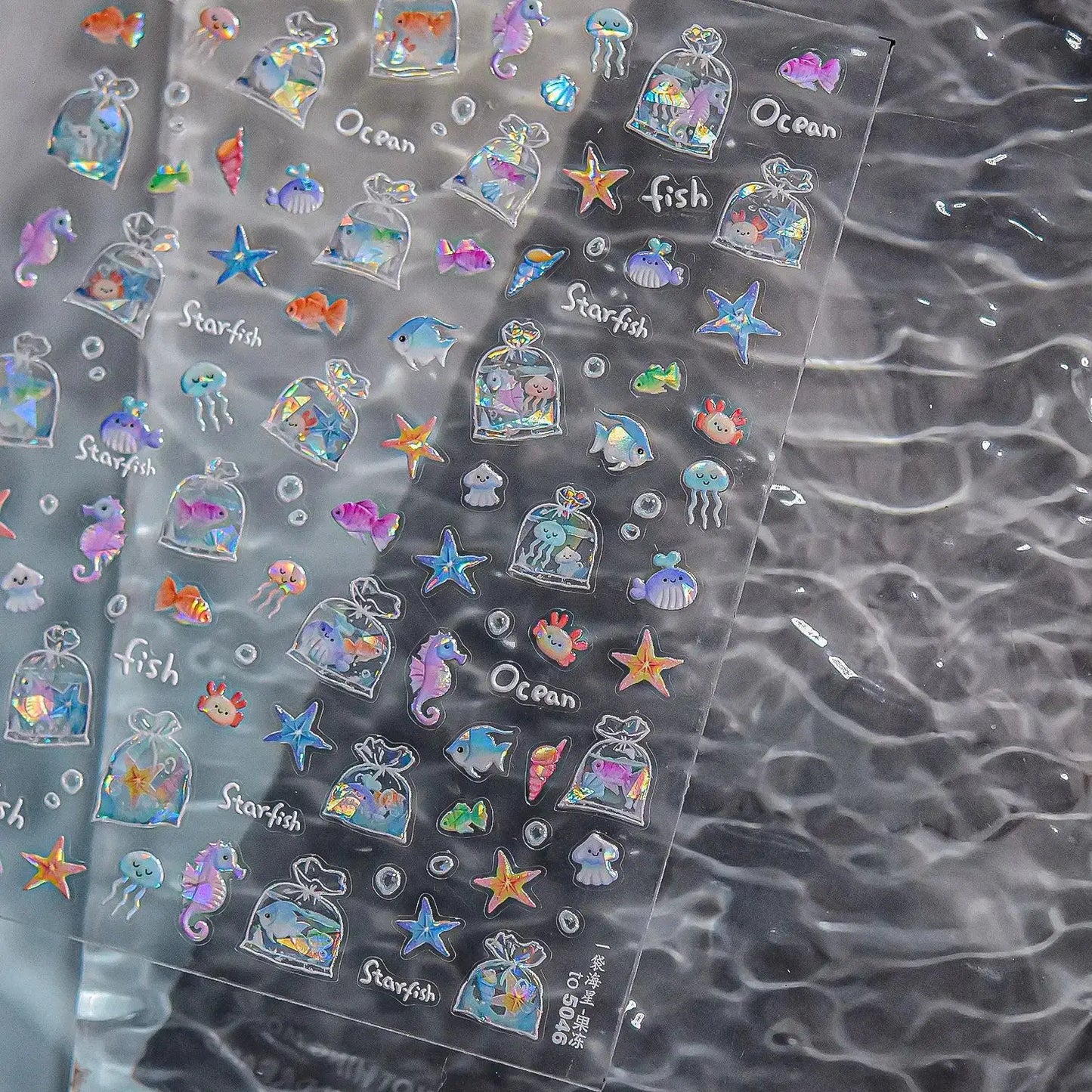 Nail Stickers | 3D Jelly Ocean Starfish | PriceLows™