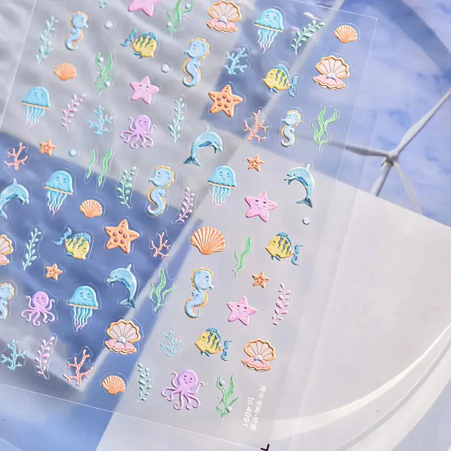 Nail Stickers | 3D Jelly Ocean Starfish | PriceLows™