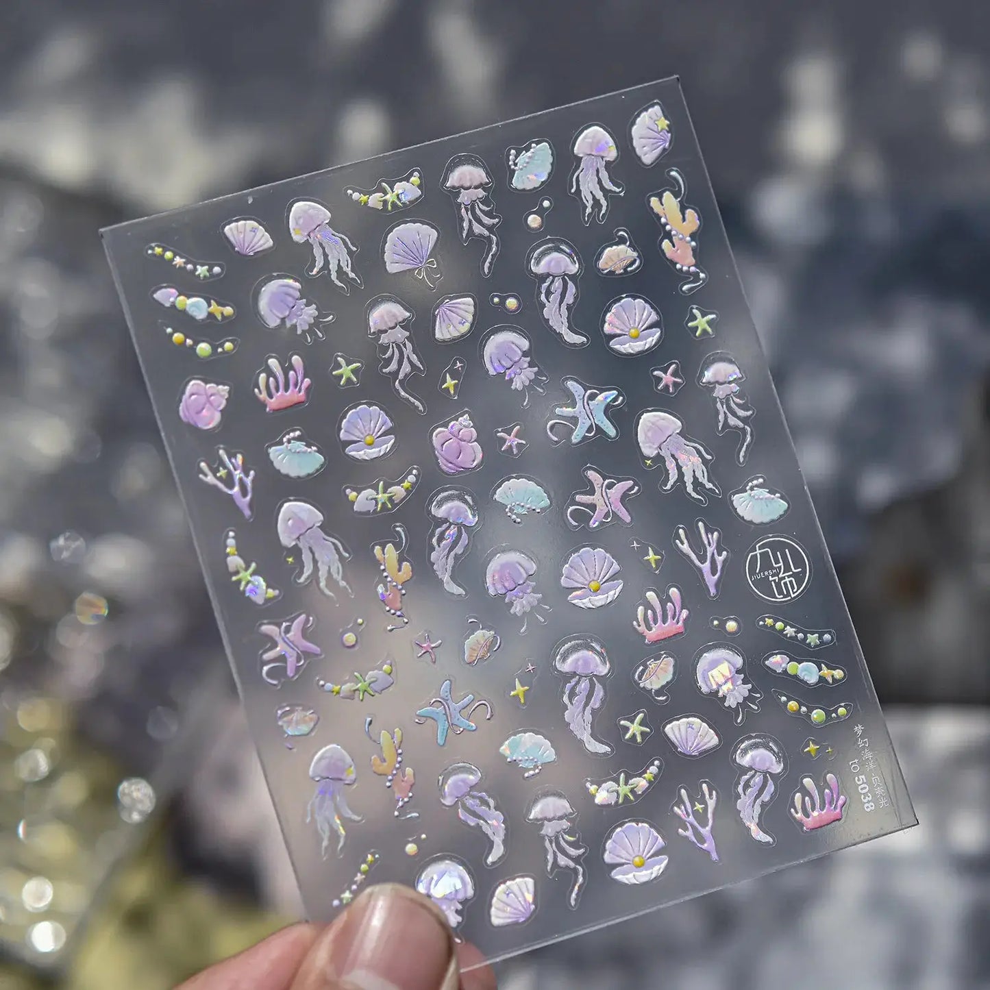 Nail Stickers | 3D Jelly Ocean Starfish | PriceLows™