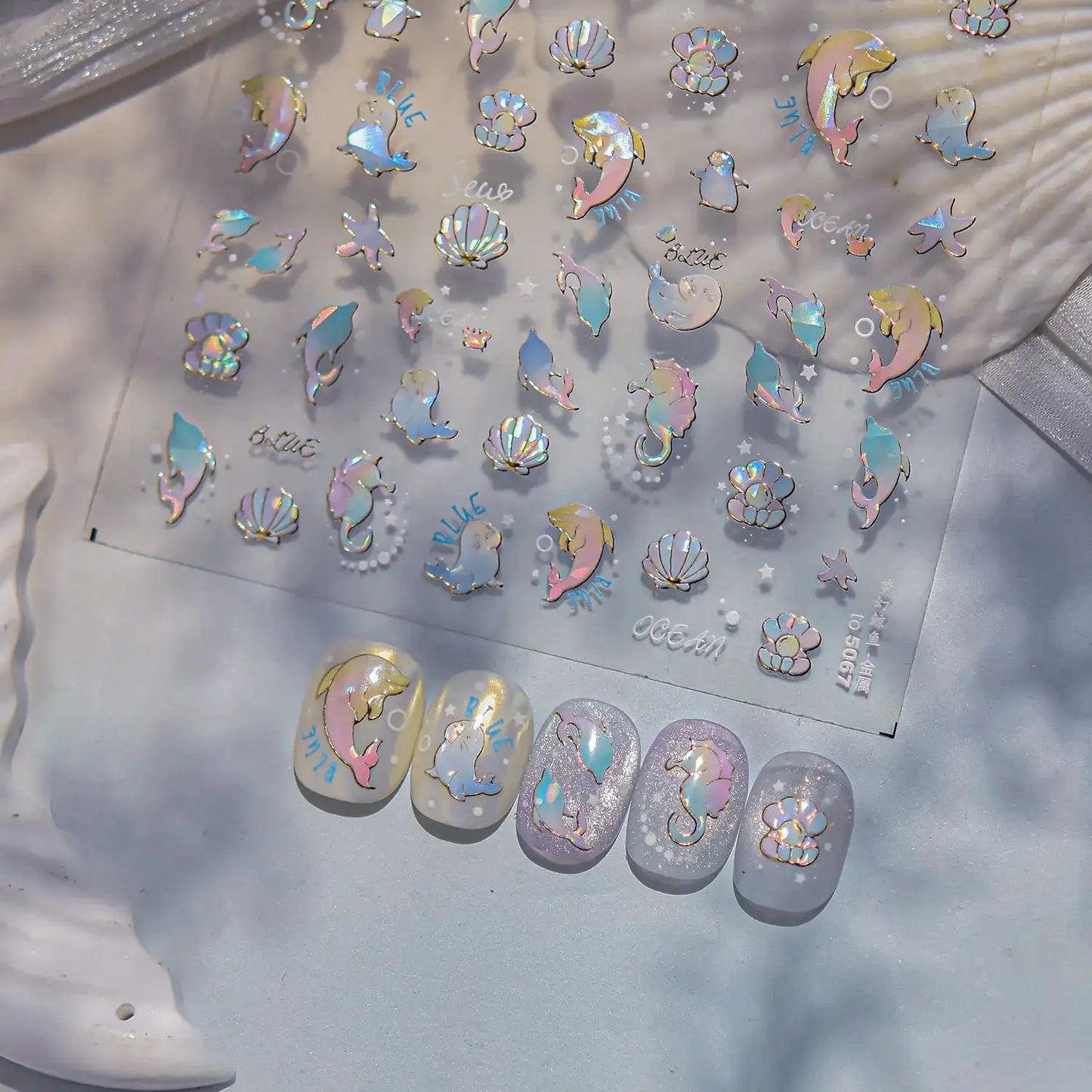 Nail Stickers | 3D Jelly Ocean Starfish | PriceLows™