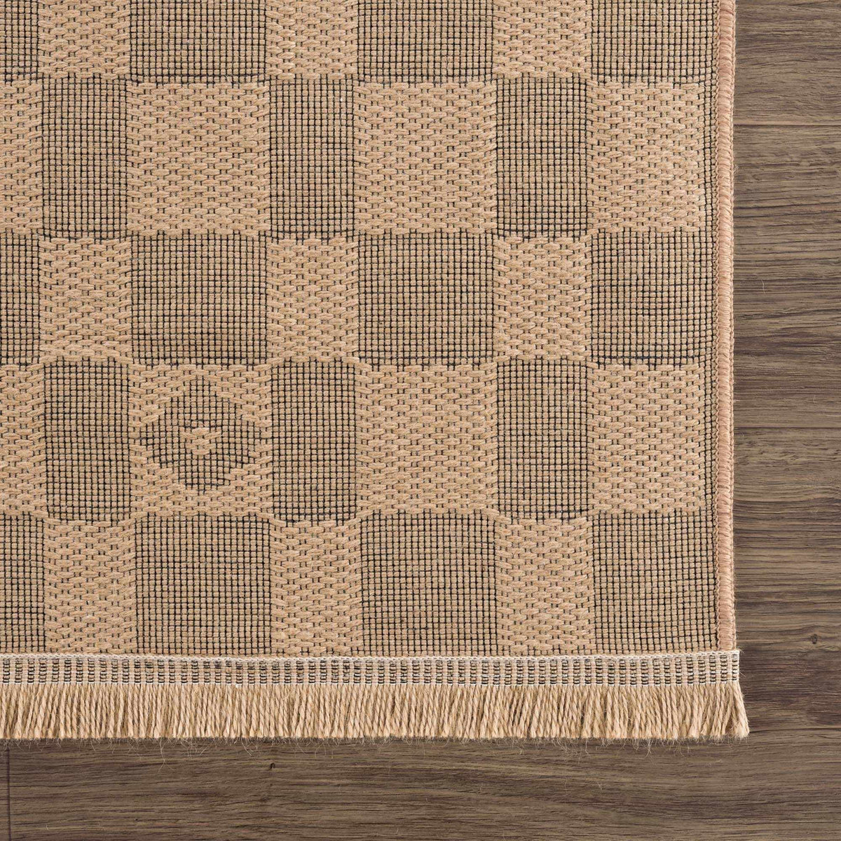 Nairi Checkered Washable Jute Rug from PriceLows™