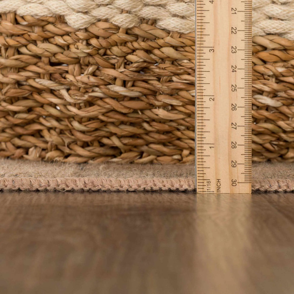 Nairi Checkered Washable Jute Rug from PriceLows™