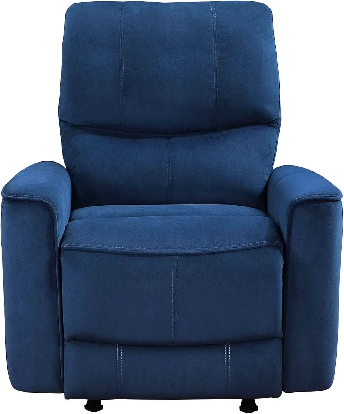 Navy Velvet Power Recliner Chair for Living Room Theater from PriceLows™