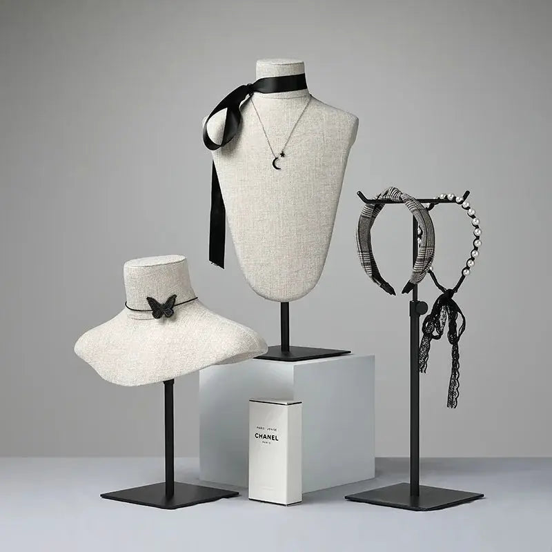 Necklace Display Stand | Dual Tier Hooks | PriceLows™