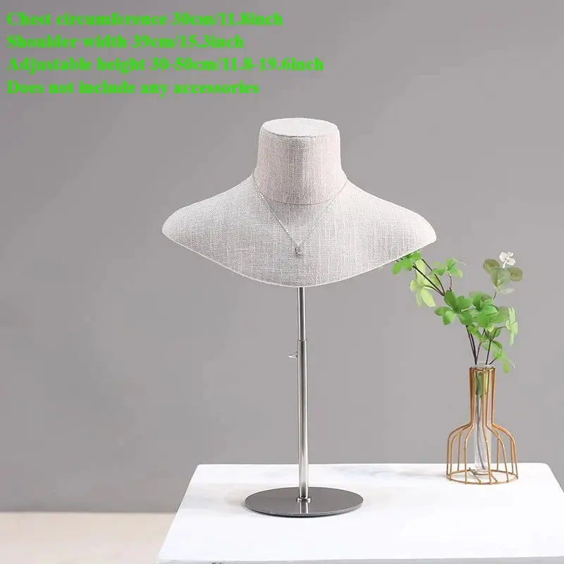 Necklace Display Stand | Dual Tier Hooks | PriceLows™