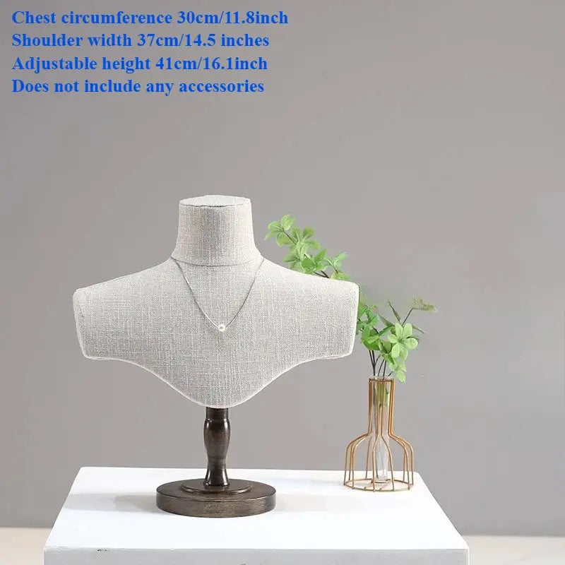 Necklace Display Stand | Dual Tier Hooks | PriceLows™