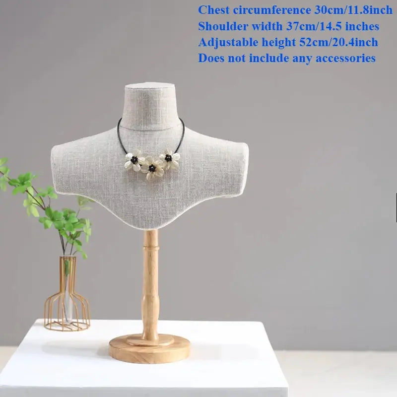 Necklace Display Stand | Dual Tier Hooks | PriceLows™
