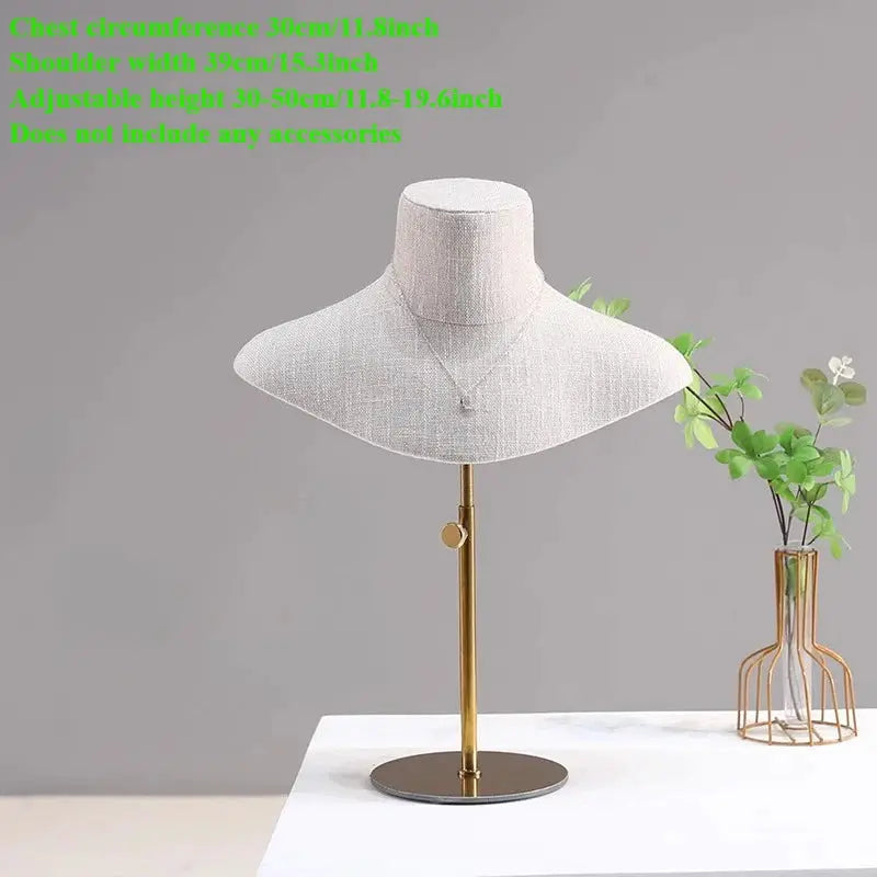 Necklace Display Stand | Dual Tier Hooks | PriceLows™