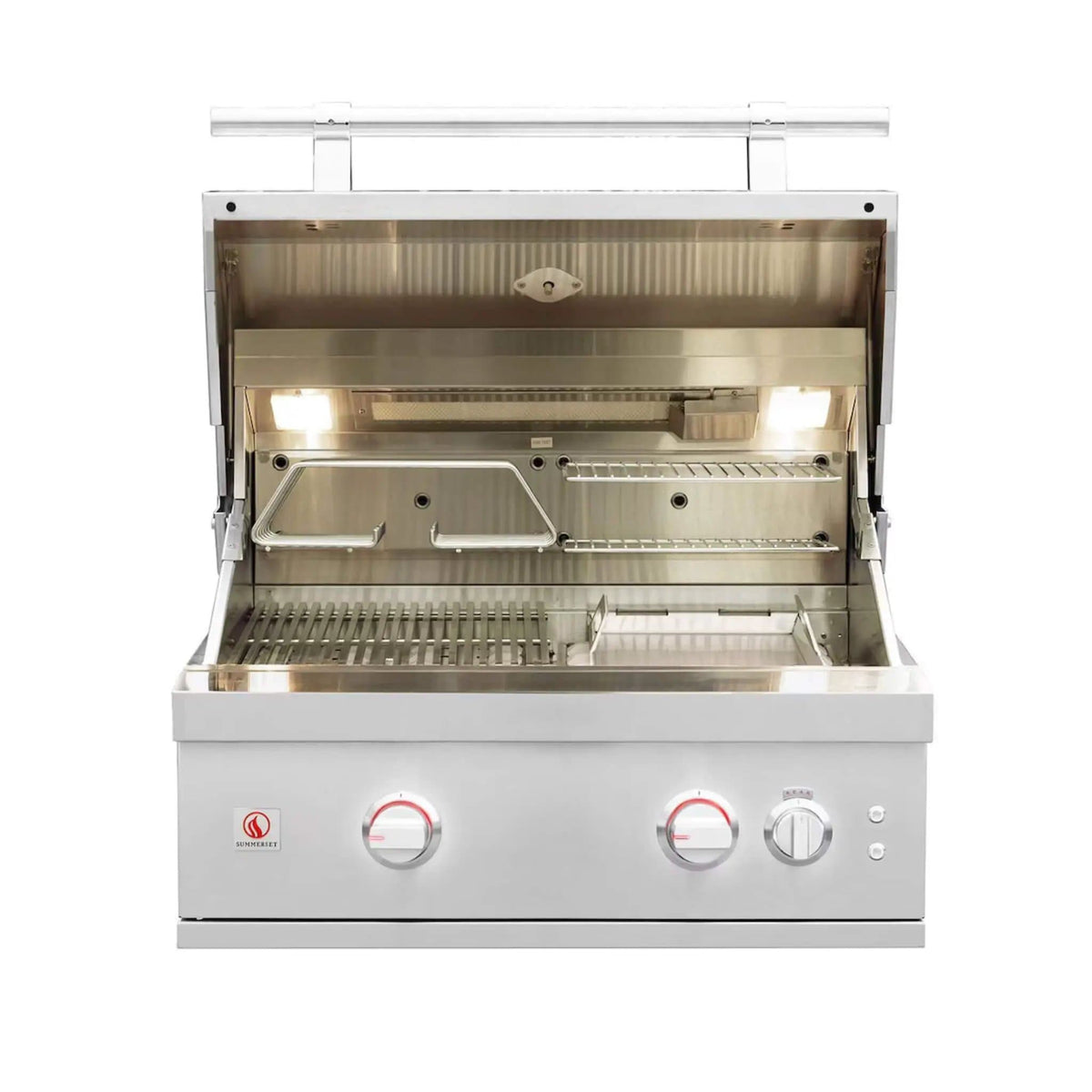 Summerset Quest Grill With Rear Infrared Burner, Rotisserie Kit, & Drop In Griddle | 30 Inch | 000 BTU | Outdoor Grill