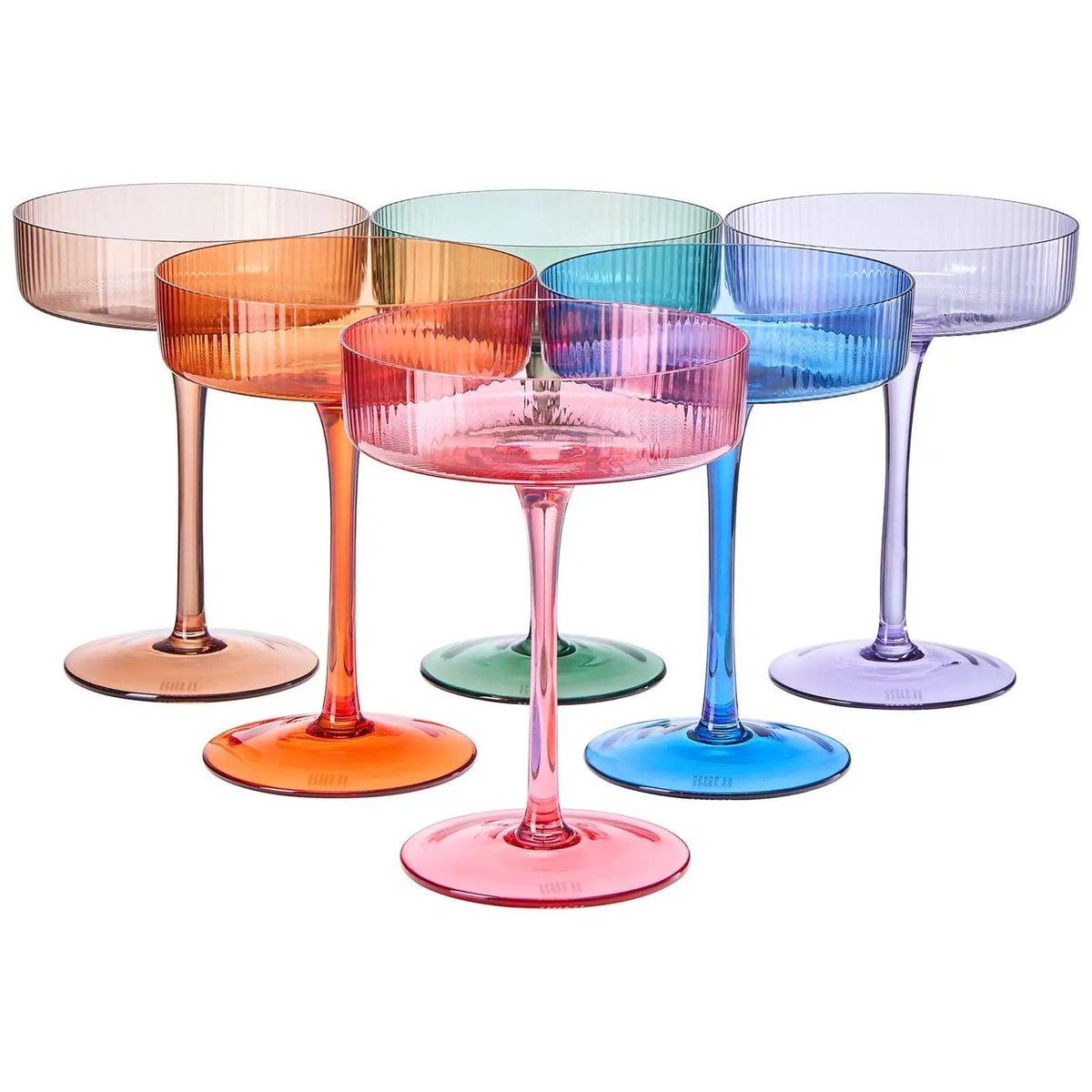 Como Spring Coupe Cocktail Glassware | 7 oz | Set of 6 | Entertaining