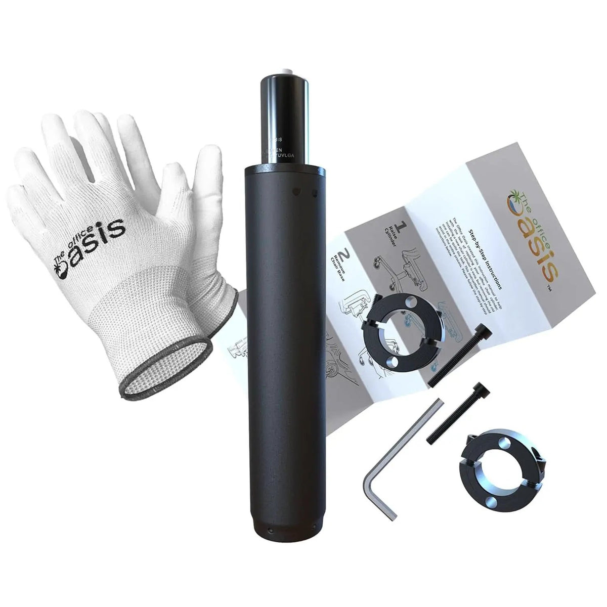 Office Chair Cylinder Replacement With Removal Tool Black from PriceLows™