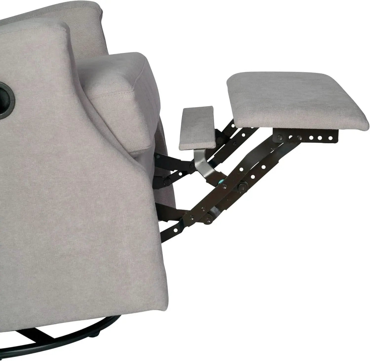 Omma Swivel Glider Rocking Recliner 360 Degree Swivel Light Gray from PriceLows™