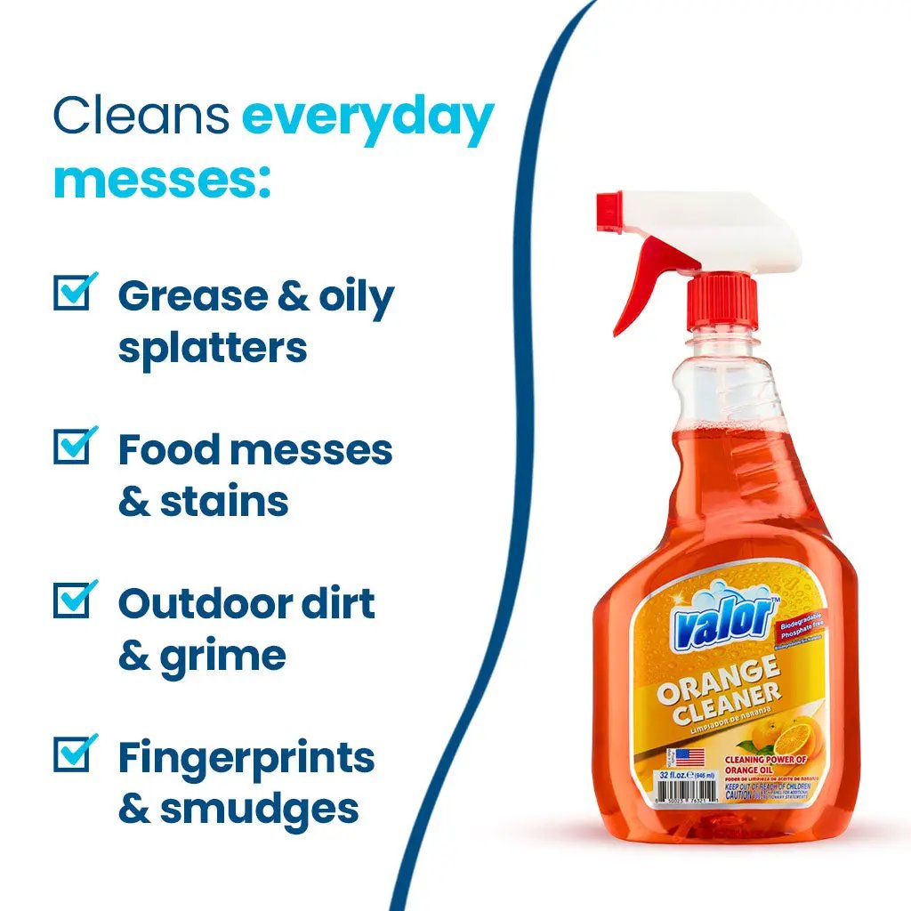 Orange Multi Purpose Cleaner Trigger Sprayer from PriceLows™