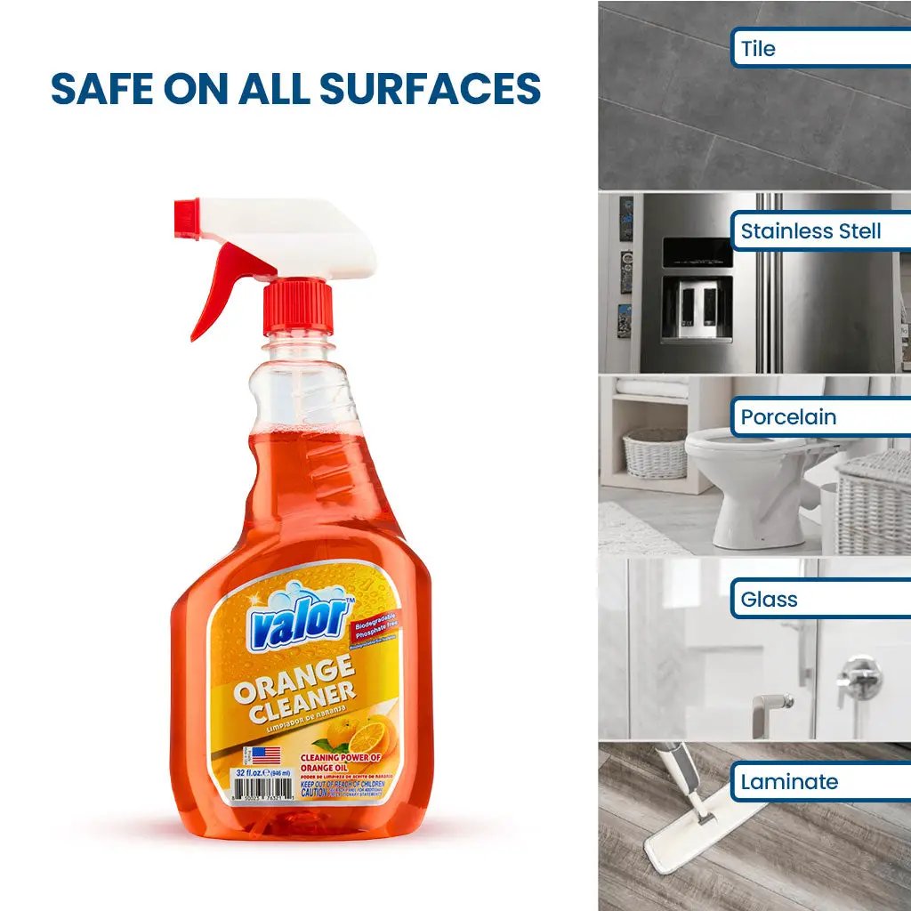 Orange Multi Purpose Cleaner Trigger Sprayer from PriceLows™