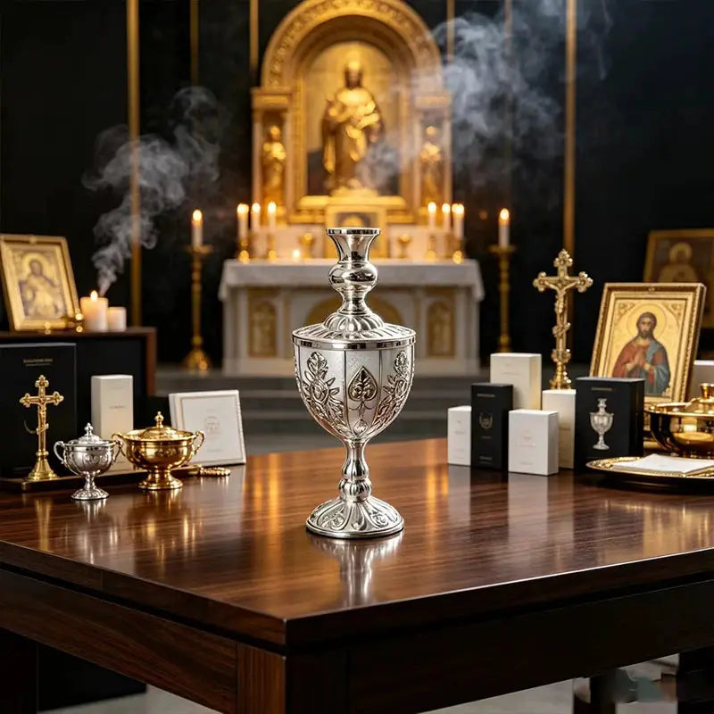 Orthodox Vigil Lamp | Red Glass | PriceLows™
