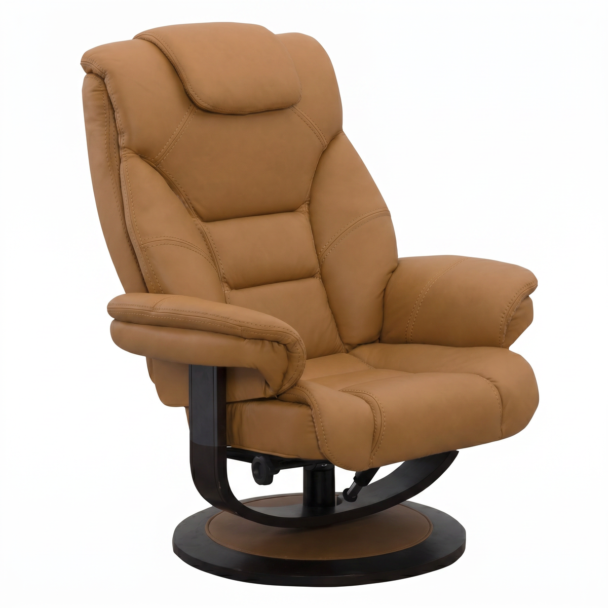 Contemporary Euro Recliner | Plush Cushioning | With Ottoman