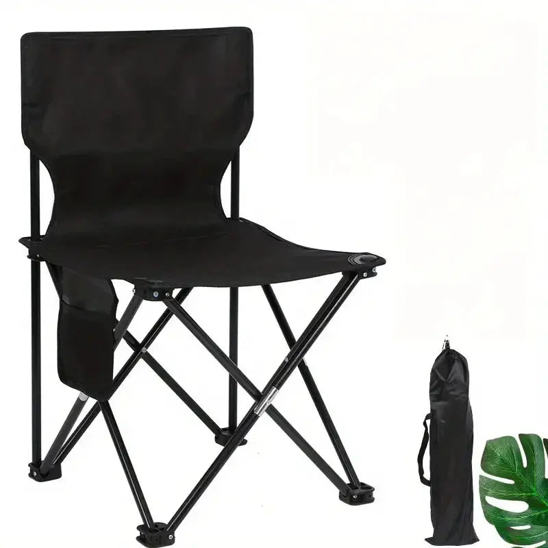 Outdoor Foldable Chair | Oxford Cloth Seat | Side Pocket | 12x60cm from PriceLows™
