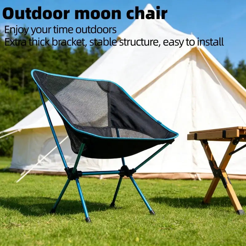 Compact and portable outdoor beach chairs / Foldable camping chairs, outdoor fishing chairs, family camping chairs, small-sized from PriceLows™