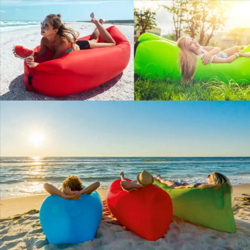 Outdoor Portable Inflatable Sofa Foldable Beach Park Inflatable Bed Grassland Music Festival Camping Supplies Birthday Gift from PriceLows™