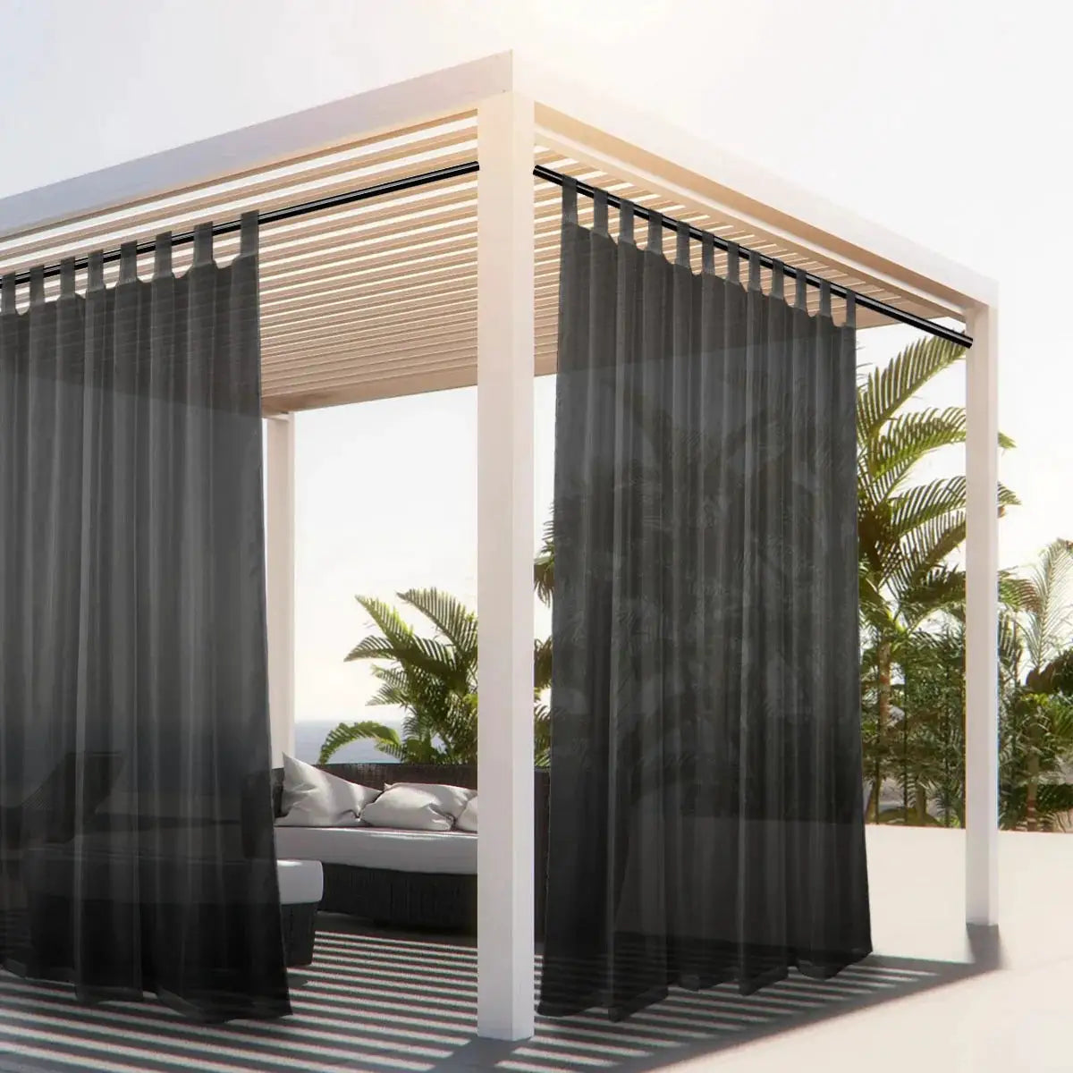 Outdoor Sheer Curtain | Waterproof Polyester | PriceLows™