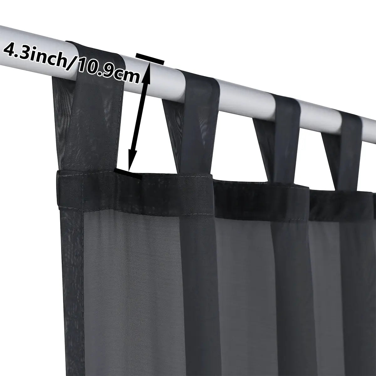 Outdoor Sheer Curtain | Waterproof Polyester | PriceLows™