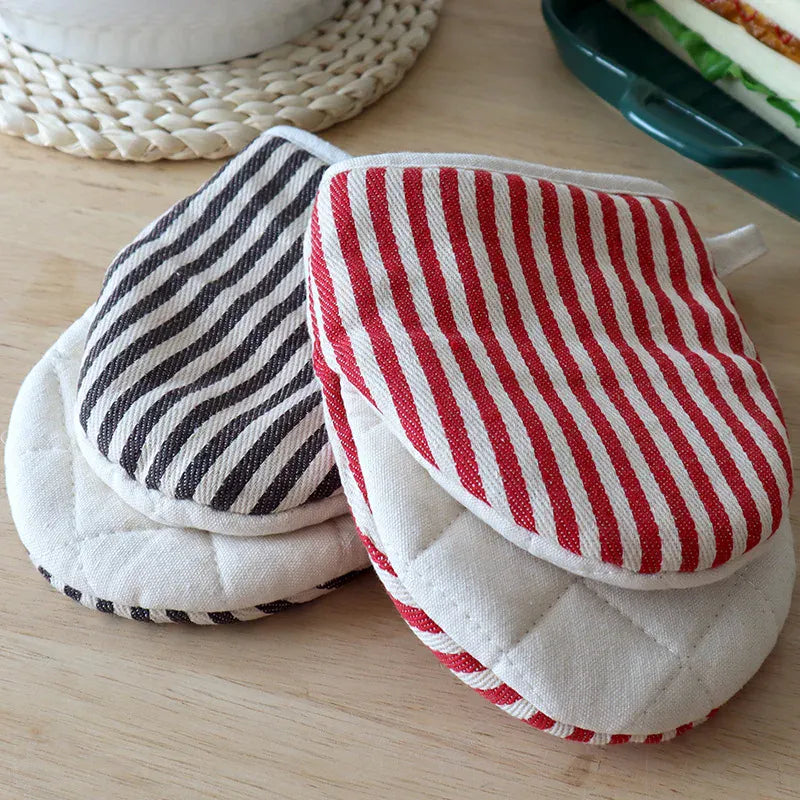 Oven Mitts | Heat Resistant Striped | PriceLows™