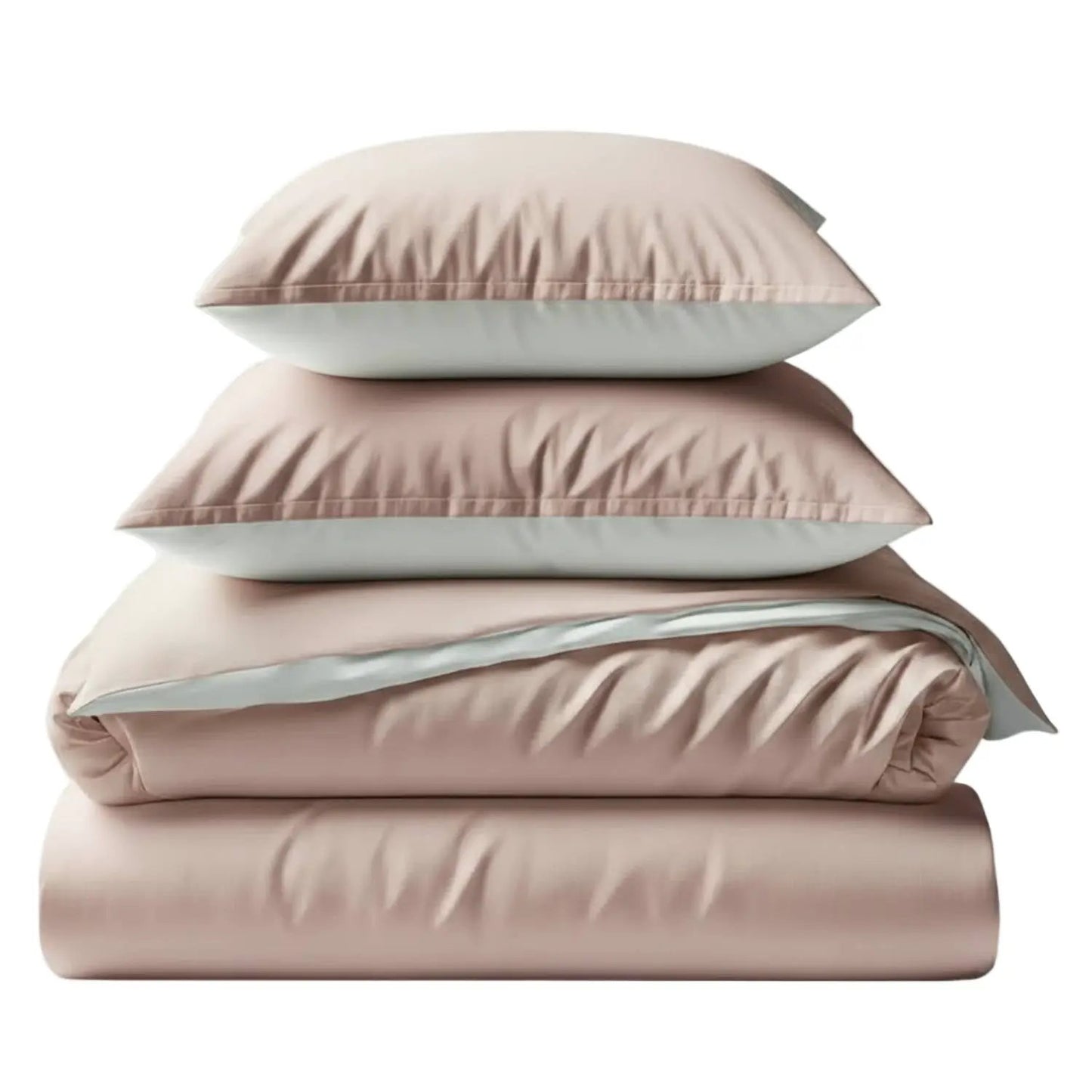 Two-Tone Bamboo Duvet Cover + 2 Shams Set from PriceLows™