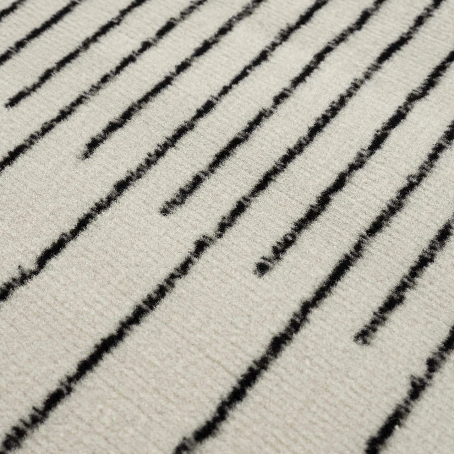 Angus Abstract Black and White Area Rug from PriceLows™