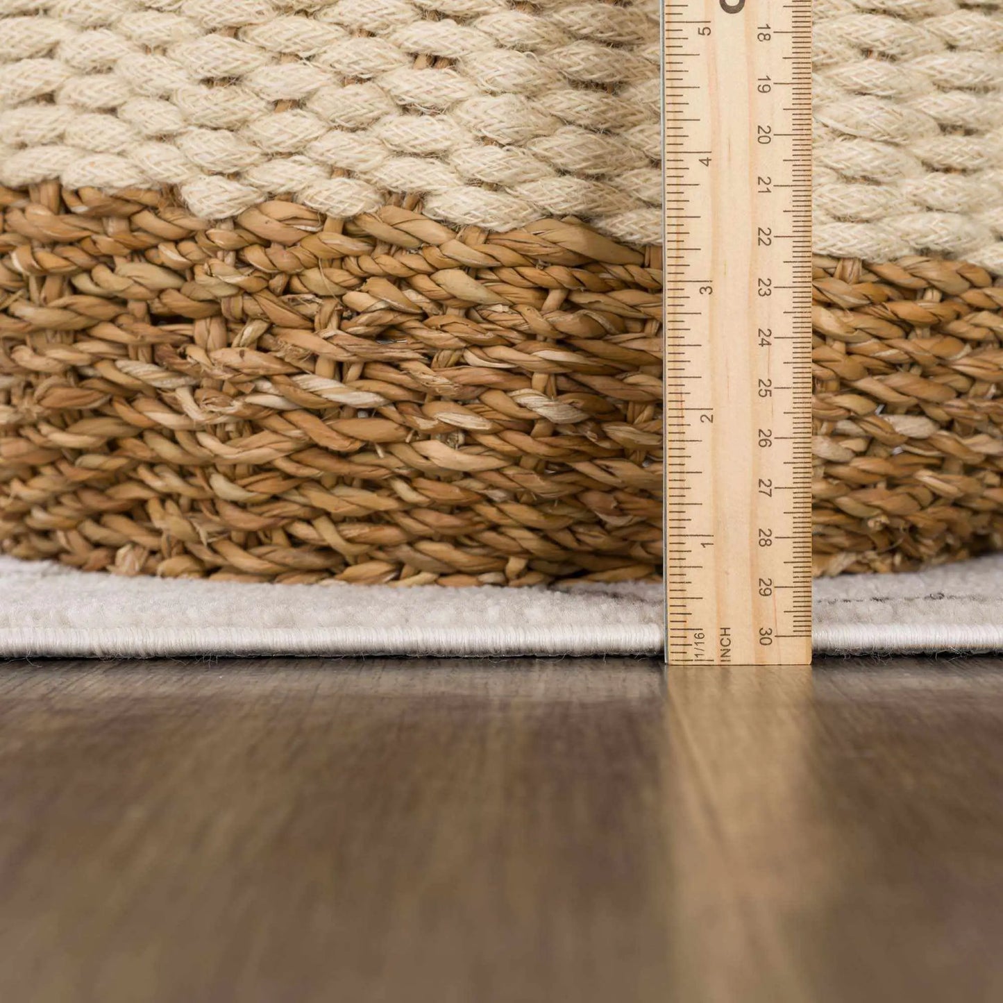 Azzan Cream & Charcoal Area Rug from PriceLows™