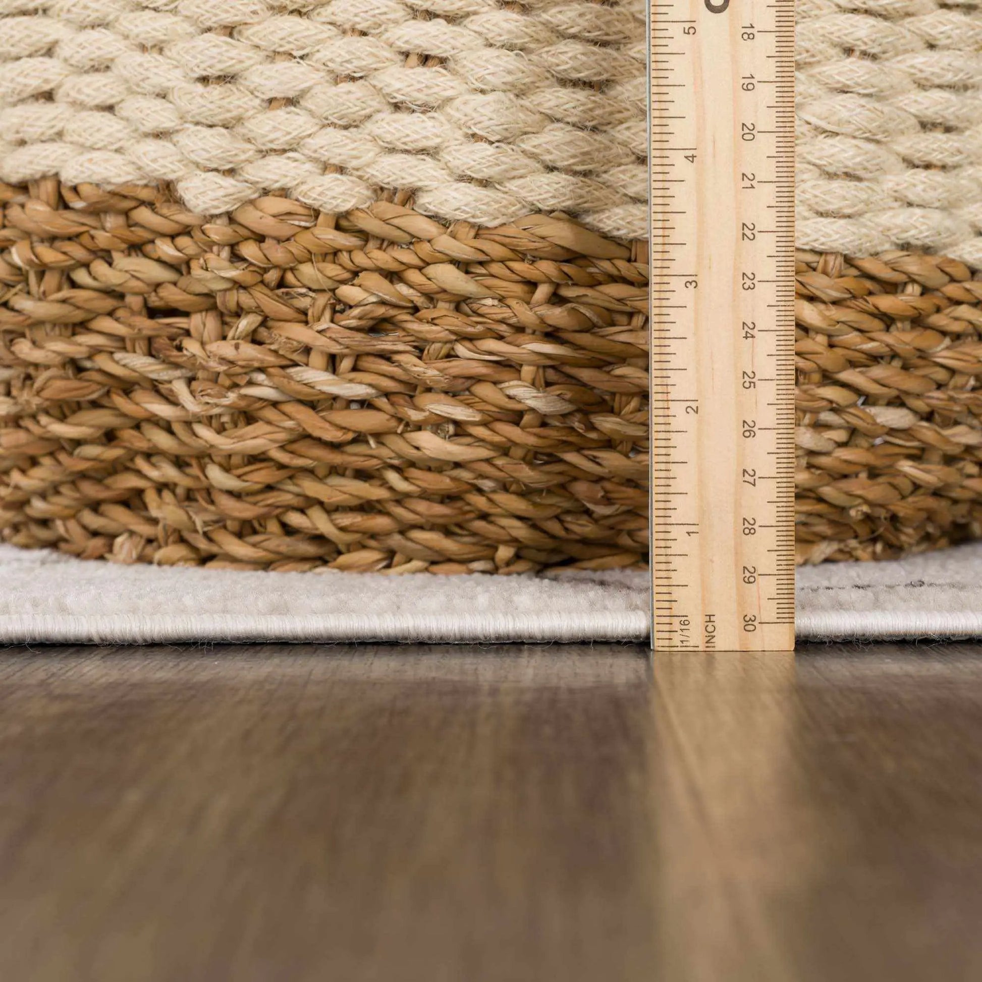 Azzan Cream & Charcoal Area Rug from PriceLows™