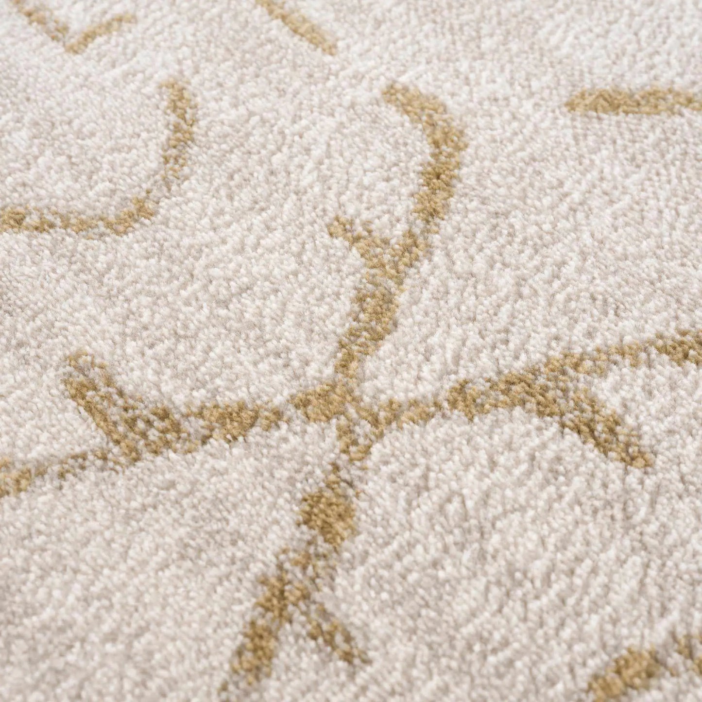 Azzan Cream & Gold Area Rug from PriceLows™
