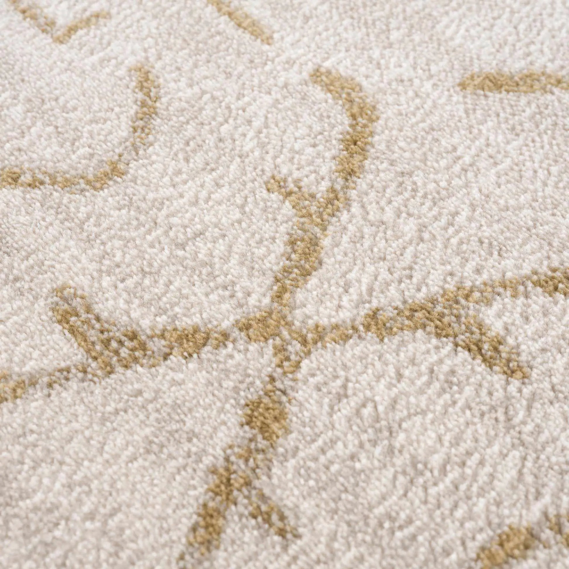 Azzan Cream & Gold Area Rug from PriceLows™