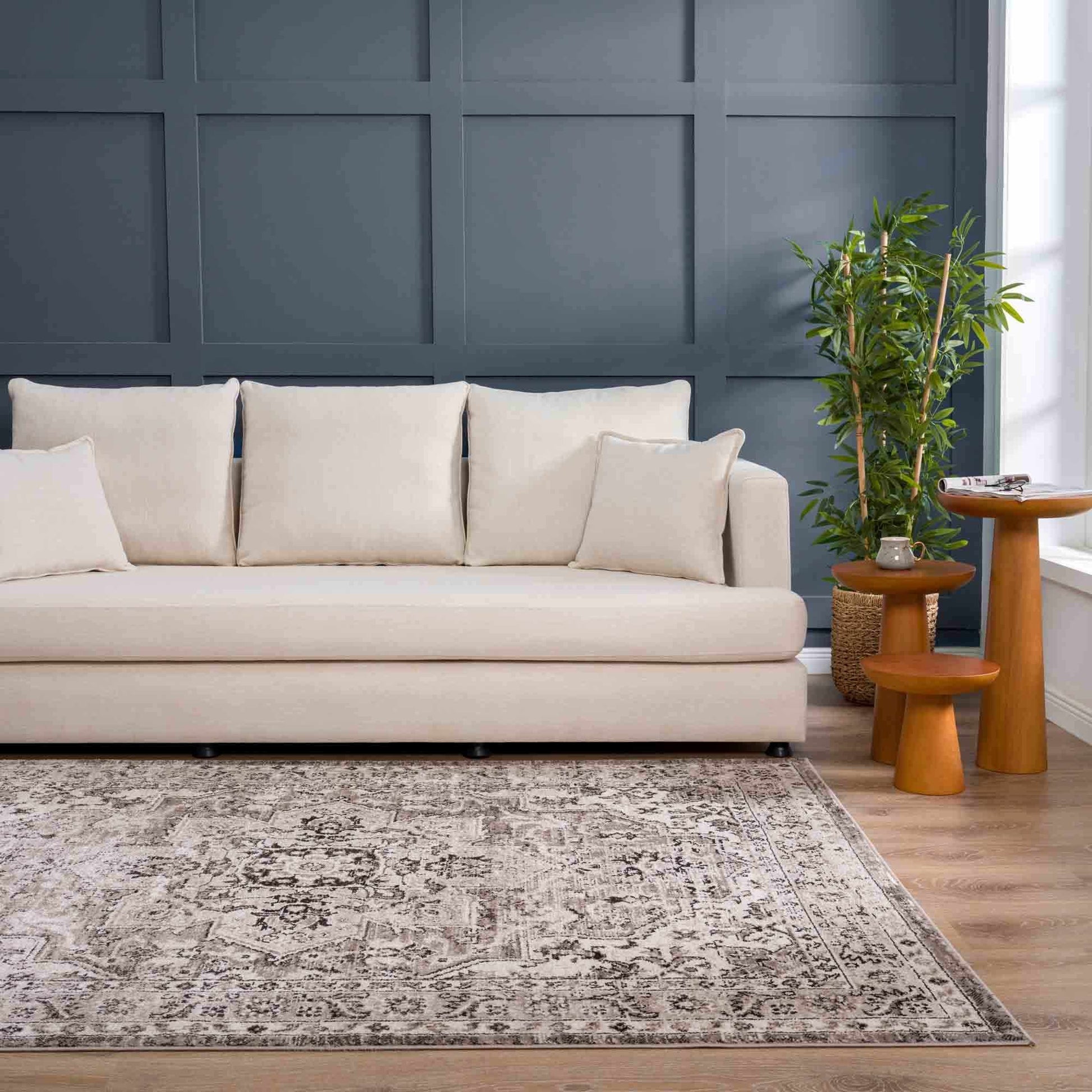 Albie Beige Area Rug from PriceLows™