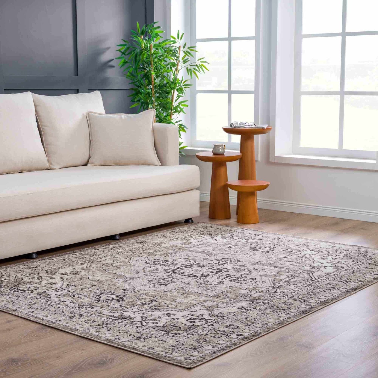 Albie Beige Area Rug from PriceLows™