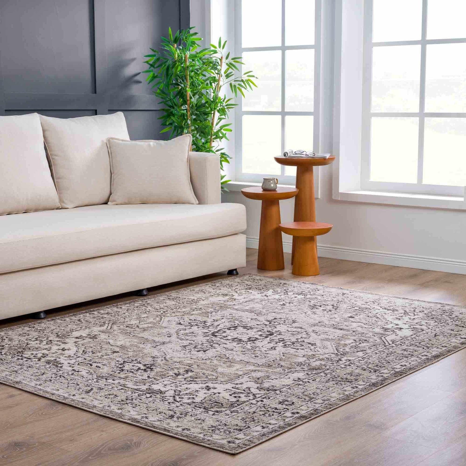 Albie Beige Area Rug from PriceLows™