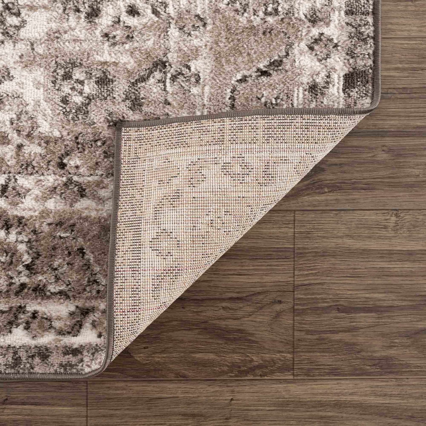 Albie Charcoal & Beige Area Rug from PriceLows™