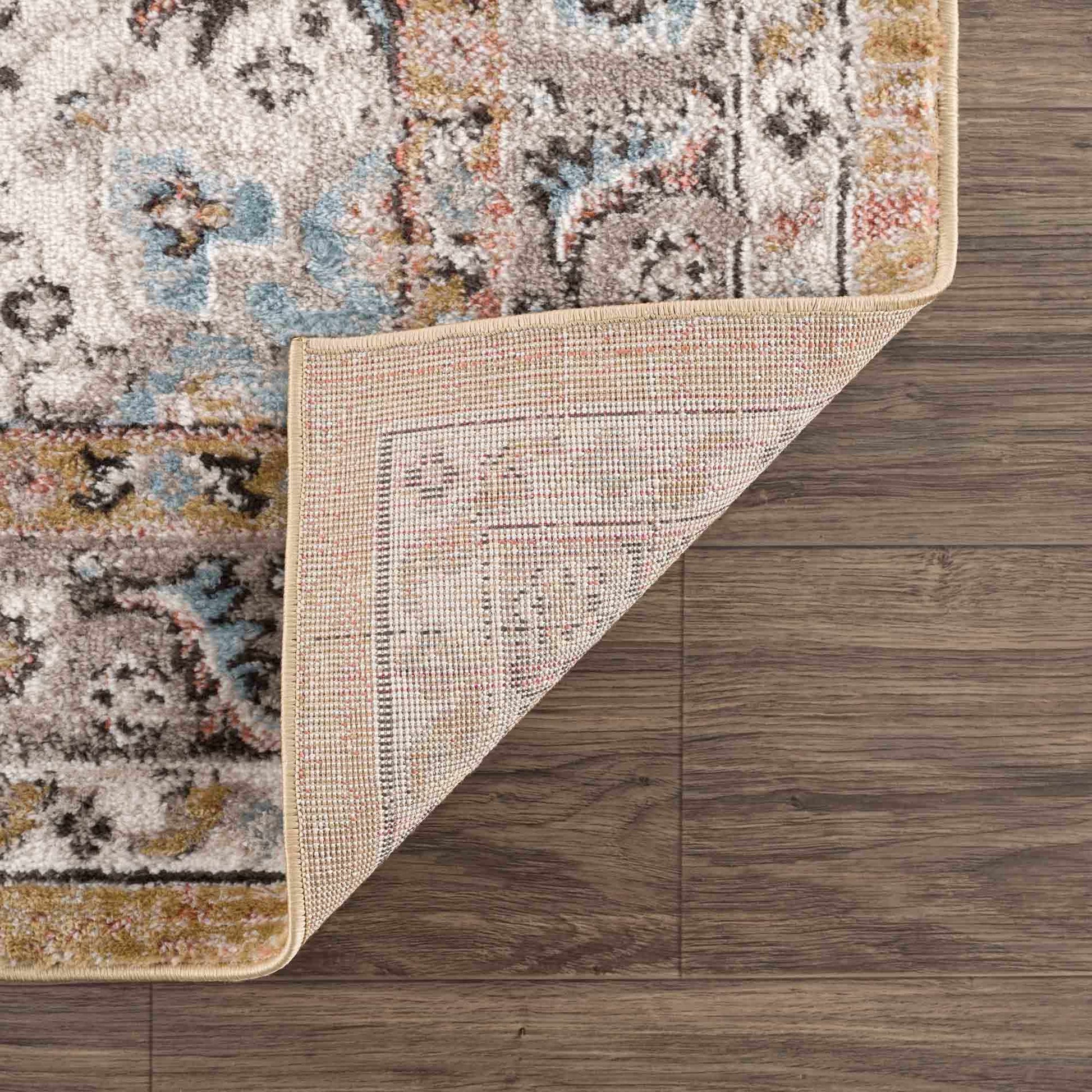 Albie Gold & Beige Area Rug from PriceLows™